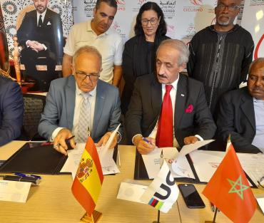 اتفاقية شراكة وتعاون بين الجامعتين الملكيتين المغربية والإسبانية للدراجات