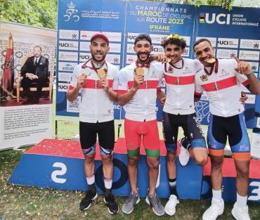 أشرف الدغمي يحافظ على لقب بطولة المغرب للدراجات على الطريق