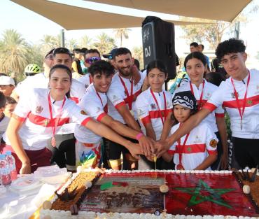 نجاح مذهل لبطولة المغرب للدراجات الجبلية بجماعة تيوت بتارودانت