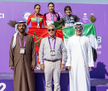 البطولة العربية للطريق الرياض : سلمى حريري تظفر بفضية سباق الفردي عام على الطريق