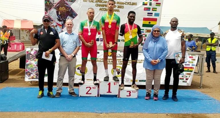 الميدالية الذهبية الثانية للمغرب وعزف النشيد الوطني في أكرا