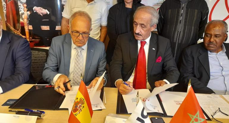 اتفاقية شراكة وتعاون بين الجامعتين الملكيتين المغربية والإسبانية للدراجات