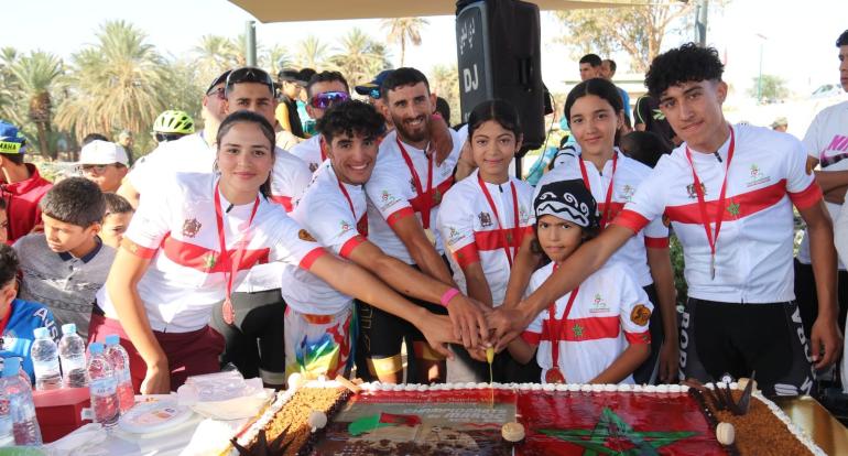 نجاح مذهل لبطولة المغرب للدراجات الجبلية بجماعة تيوت بتارودانت