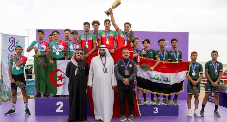 المنتخب الوطني للشبان يرفع كأس البطولة العربية ويتوج بذهبية الفرق