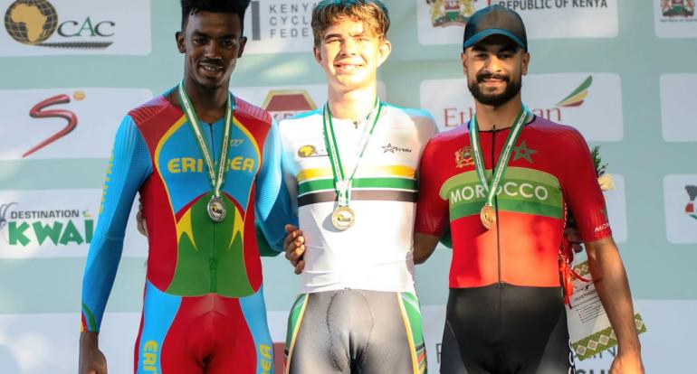 البطولة الإفريقية للدراجات على الطريق: تتويج المغربي إدريس علواني بالميدالية البرونزية